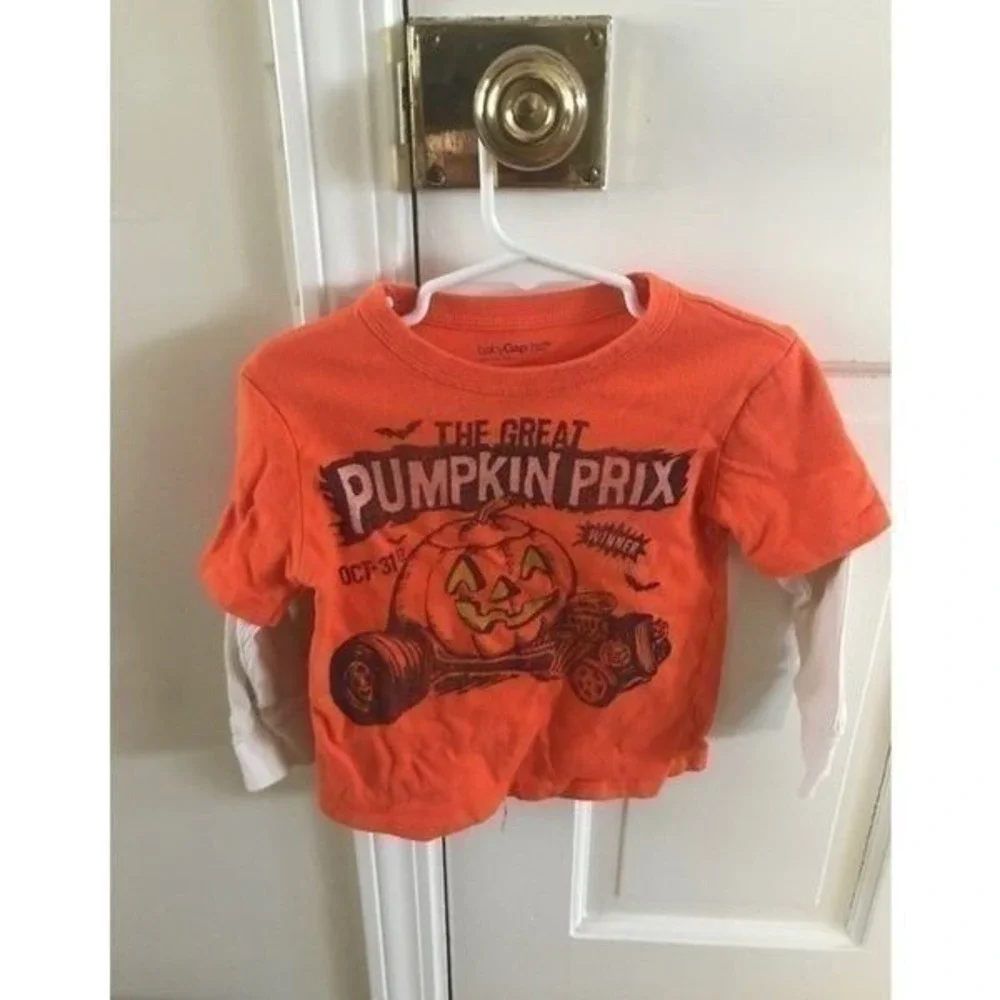 Gap Pumpkin Boy Long Sleeve 2T